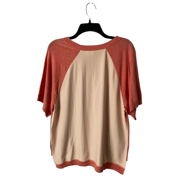 ANTHROPOLOGIE Moth East Falls Pullover Coral - Picture 2 of 7